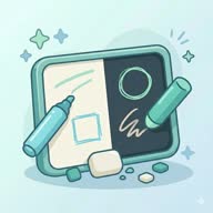 Whiteboard Blackboard Pad